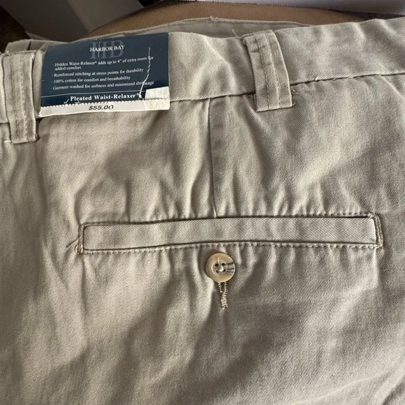 Harbor Bay Khaki Chinos - Picture 3 of 6
